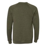 BELLA + CANVAS - Unisex Sponge Fleece Raglan Crewneck Sweatshirt - 3901 - Heather Olive
