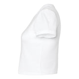 BELLA + CANVAS - Women's Micro Rib Baby Tee - 1010 - Solid White Blend