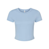 BELLA + CANVAS - Women's Micro Rib Baby Tee - 1010 - Solid Baby Blue Blend