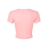 BELLA + CANVAS - Women's Micro Rib Baby Tee - 1010 - Solid Pink Blend