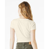 BELLA + CANVAS - Women's Micro Rib Baby Tee - 1010 - Solid Natural Blend