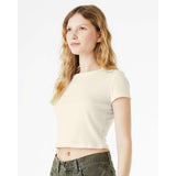 BELLA + CANVAS - Women's Micro Rib Baby Tee - 1010 - Solid Natural Blend