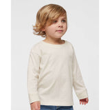 Rabbit Skins - Toddler Fine Jersey Long Sleeve Tee - 3302 - Natural Heather