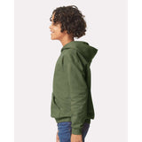 Gildan - Youth Softstyle® Midweight Hooded Sweatshirt - SF500B - Military Green