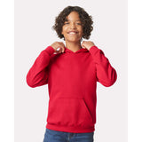 Gildan - Youth Softstyle® Midweight Hooded Sweatshirt - SF500B - Red