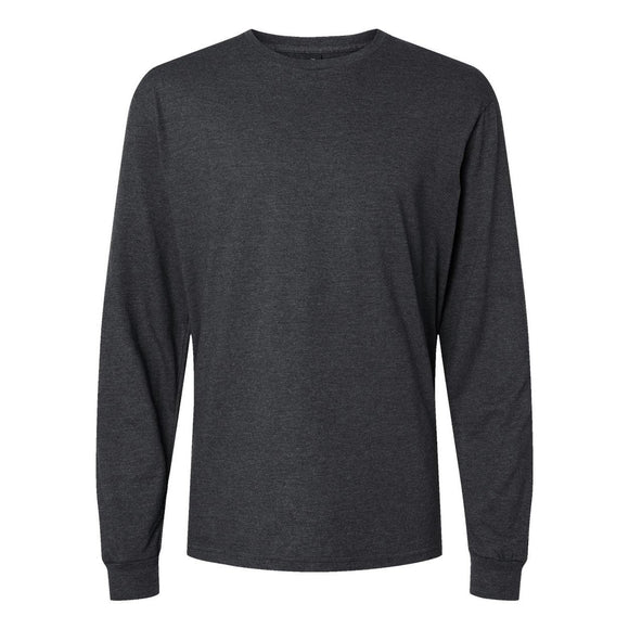 Gildan - Unisex Softstyle® CVC Long Sleeve T-Shirt - 64440CVC - Pitch Black Mist