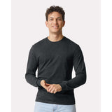 Gildan - Unisex Softstyle® CVC Long Sleeve T-Shirt - 64440CVC - Pitch Black Mist