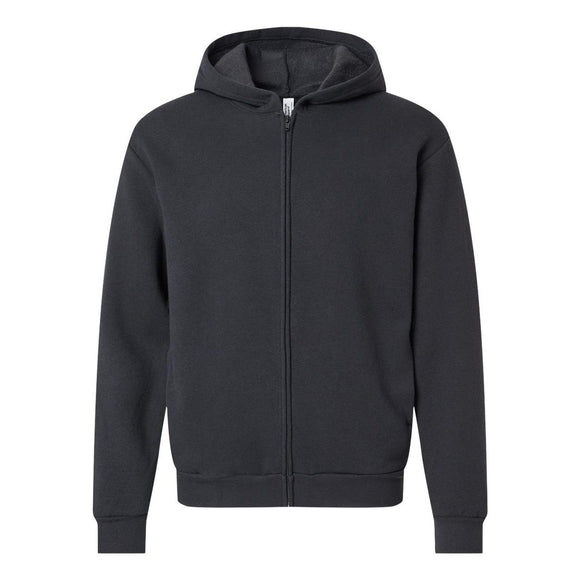 American Apparel - ReFlex Fleece Full-Zip Hoodie - RF497 - Black