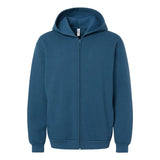 American Apparel - ReFlex Fleece Full-Zip Hoodie - RF497 - Sea Blue