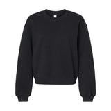 American Apparel - Women's ReFlex Fleece Crewneck Sweatshirt - RF494 - Black