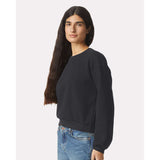 American Apparel - Women's ReFlex Fleece Crewneck Sweatshirt - RF494 - Black