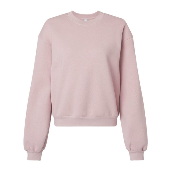 American Apparel - Women's ReFlex Fleece Crewneck Sweatshirt - RF494 - Blush
