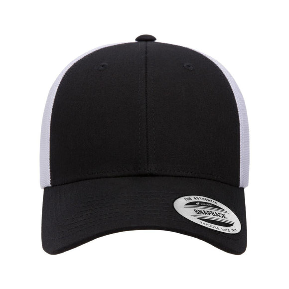 YP Classics - Elite Cap - 6601 - Black/ White