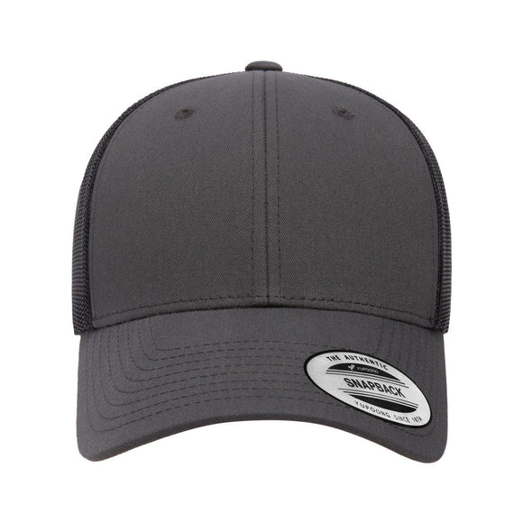 YP Classics - Elite Cap - 6601 - Charcoal/ Black
