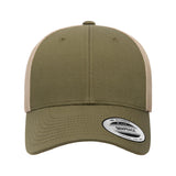 YP Classics - Elite Cap - 6601 - Moss Green/ Khaki