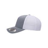 YP Classics - Five-Panel Retro Trucker Cap - 6506 - Heather/ White
