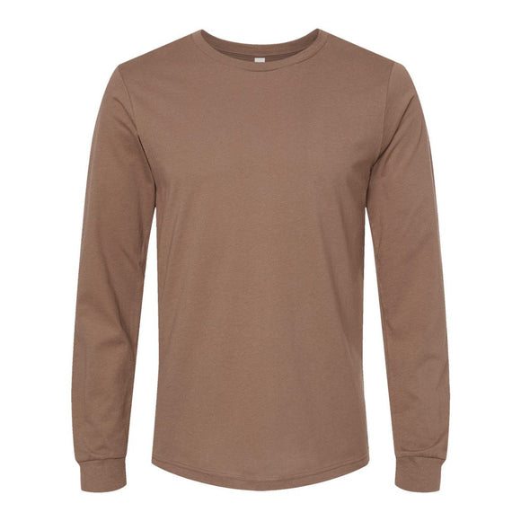 BELLA + CANVAS - Unisex Jersey Long Sleeve Tee - 3501 - Vintage Brown