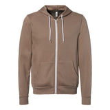 BELLA + CANVAS - Unisex Sponge Fleece Full-Zip Hoodie Sweatshirt - 3739 - Vintage Brown