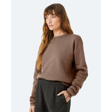 BELLA + CANVAS - Unisex Sponge Fleece Drop Shoulder Crewneck Sweatshirt - 3945 - Vintage Brown