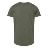 BELLA + CANVAS - Youth CVC Jersey Tee - 3001YCVC - Heather Military Green