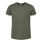 BELLA + CANVAS - Youth CVC Jersey Tee - 3001YCVC - Heather Military Green