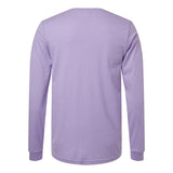 BELLA + CANVAS - Heather CVC Long Sleeve Tee - 3501CVC - Heather Dark Lavender