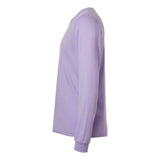 BELLA + CANVAS - Heather CVC Long Sleeve Tee - 3501CVC - Heather Dark Lavender