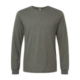 BELLA + CANVAS - Heather CVC Long Sleeve Tee - 3501CVC - Heather Military Green