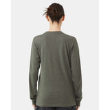 BELLA + CANVAS - Heather CVC Long Sleeve Tee - 3501CVC - Heather Military Green