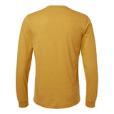 BELLA + CANVAS - Heather CVC Long Sleeve Tee - 3501CVC - Heather Mustard