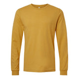 BELLA + CANVAS - Heather CVC Long Sleeve Tee - 3501CVC - Heather Mustard