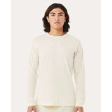 BELLA + CANVAS - Heather CVC Long Sleeve Tee - 3501CVC - Heather Natural