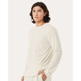 BELLA + CANVAS - Heather CVC Long Sleeve Tee - 3501CVC - Heather Natural