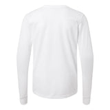 BELLA + CANVAS - Youth Heather CVC Long Sleeve Tee - 3501YCVC - Solid White Blend