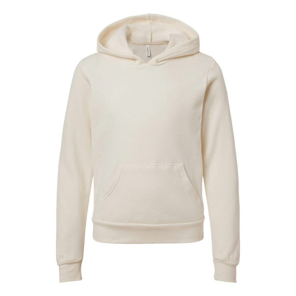 BELLA + CANVAS - Youth Sponge Fleece Hoodie Sweatshirt - 3719Y - Natural