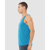 BELLA + CANVAS - Unisex Heather CVC Tank - 3480CVC - Neon Blue