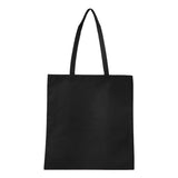 Q-Tees - Non-Woven Tote Bag - Q126300 - Black