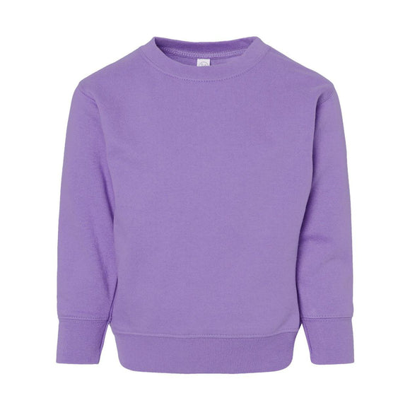Rabbit Skins - Toddler Fleece Crewneck Sweatshirt - 3317 - Lavender