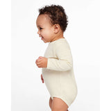 Rabbit Skins - Infant Fine Jersey Long Sleeve Bodysuit - 4421 - Natural