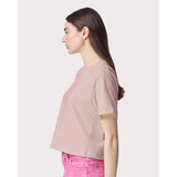 American Apparel - Women's Fine Jersey Boxy Tee - 102 - Blush
