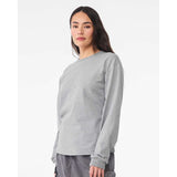BELLA + CANVAS - 6 oz. Heavyweight Long Sleeve Tee - 3511 - Athletic Heather