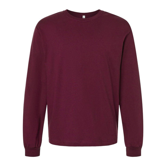 BELLA + CANVAS - 6 oz. Heavyweight Long Sleeve Tee - 3511 - Maroon