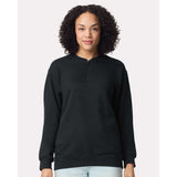 Gildan - Unisex Softstyle® Midweight 1/4 Zip Sweatshirt - SF008 - Black