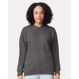Gildan - Unisex Softstyle® Midweight 1/4 Zip Sweatshirt - SF008 - Charcoal