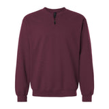 Gildan - Unisex Softstyle® Midweight 1/4 Zip Sweatshirt - SF008 - Maroon