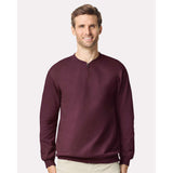 Gildan - Unisex Softstyle® Midweight 1/4 Zip Sweatshirt - SF008 - Maroon