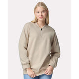 Gildan - Unisex Softstyle® Midweight 1/4 Zip Sweatshirt - SF008 - Sand