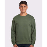 JERZEES - Unisex NuBlend® Crewneck Sweatshirt - 562MR - Military Green Heather