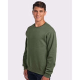 JERZEES - Unisex NuBlend® Crewneck Sweatshirt - 562MR - Military Green Heather