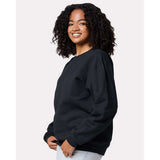 JERZEES - Unisex Rugged Crewneck Sweatshirt - C12MR - Black Ink